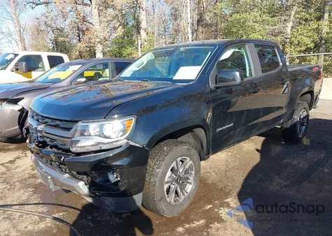 2021 Chevrolet Colorado 4Wd Short Box Z71 from USA, damaged, VIN 1GCGTDEN5M1250660